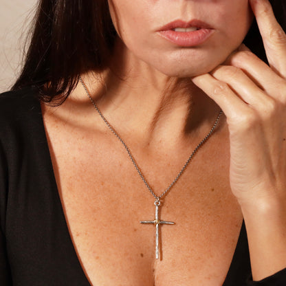 Mandelin Cross Necklace