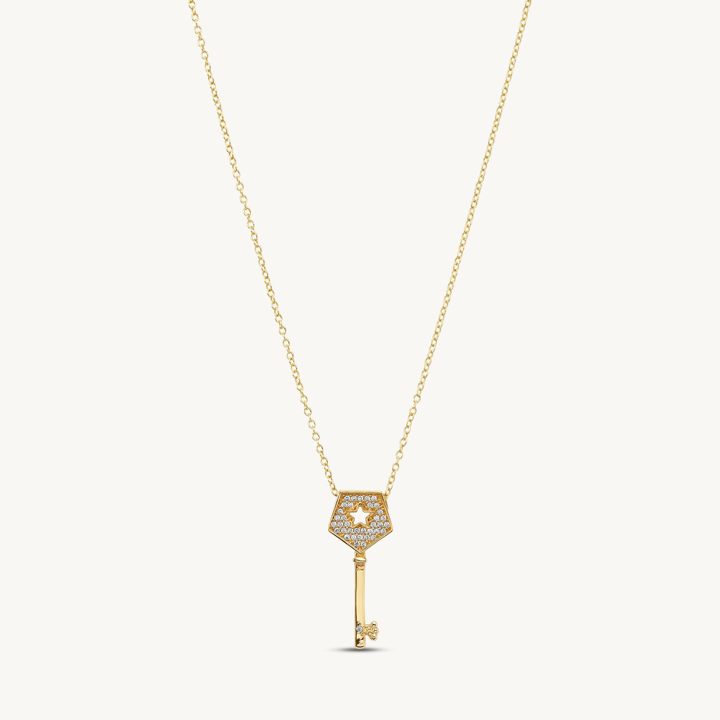 Allegra Key Pendant Necklace