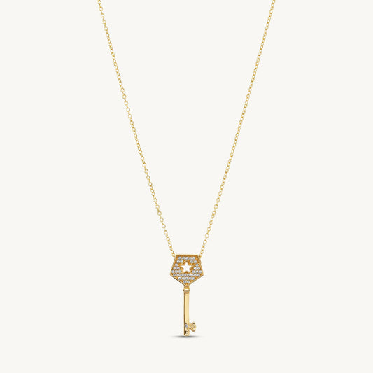 Allegra Key Pendant Necklace