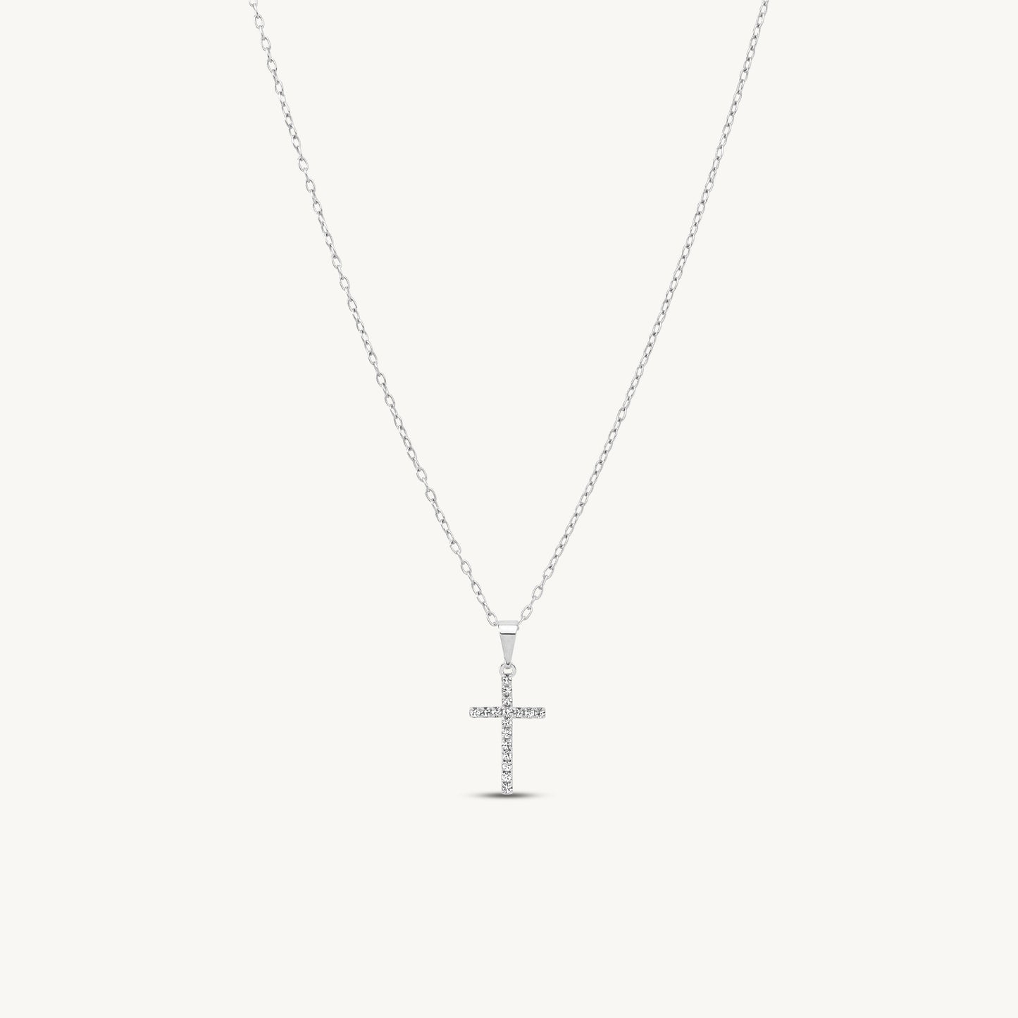 Amata Dainty Cross Pendant Necklace