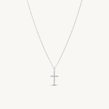 Amata Dainty Cross Pendant Necklace