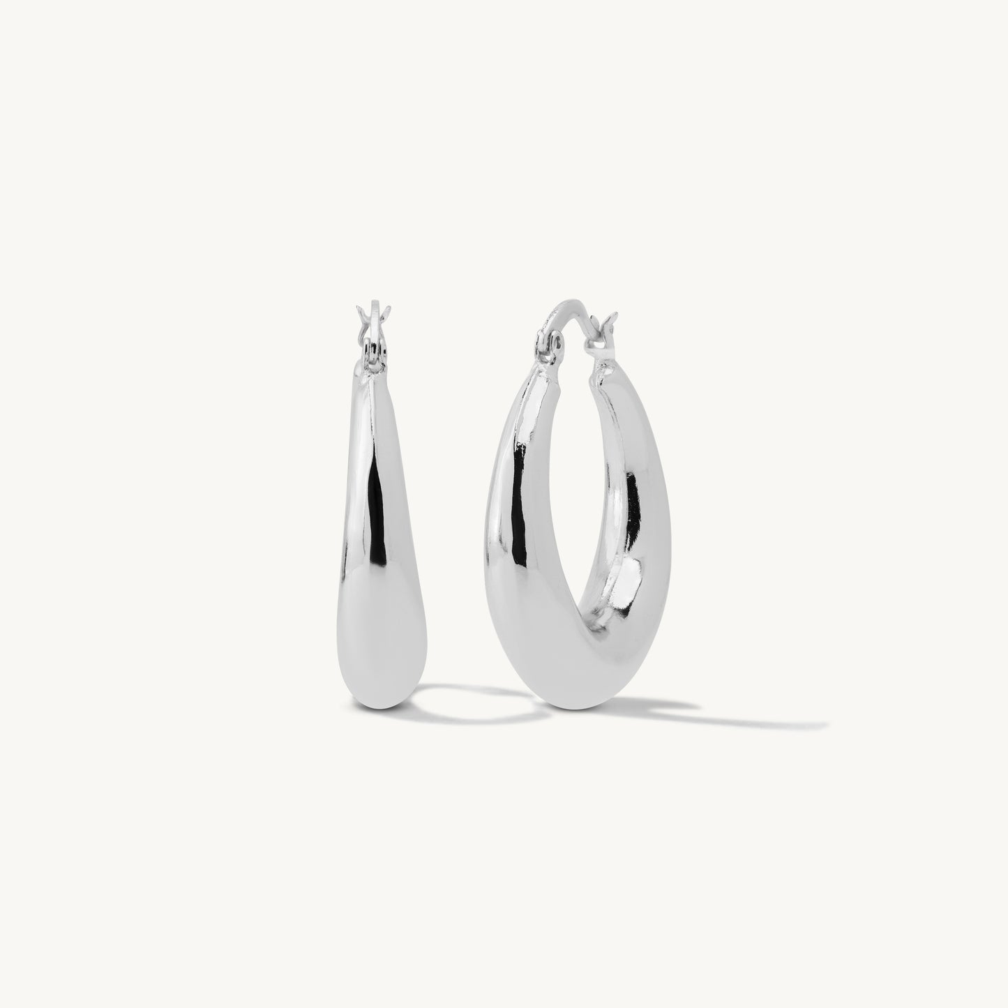 Azzurra Chunky Hoop Earrings