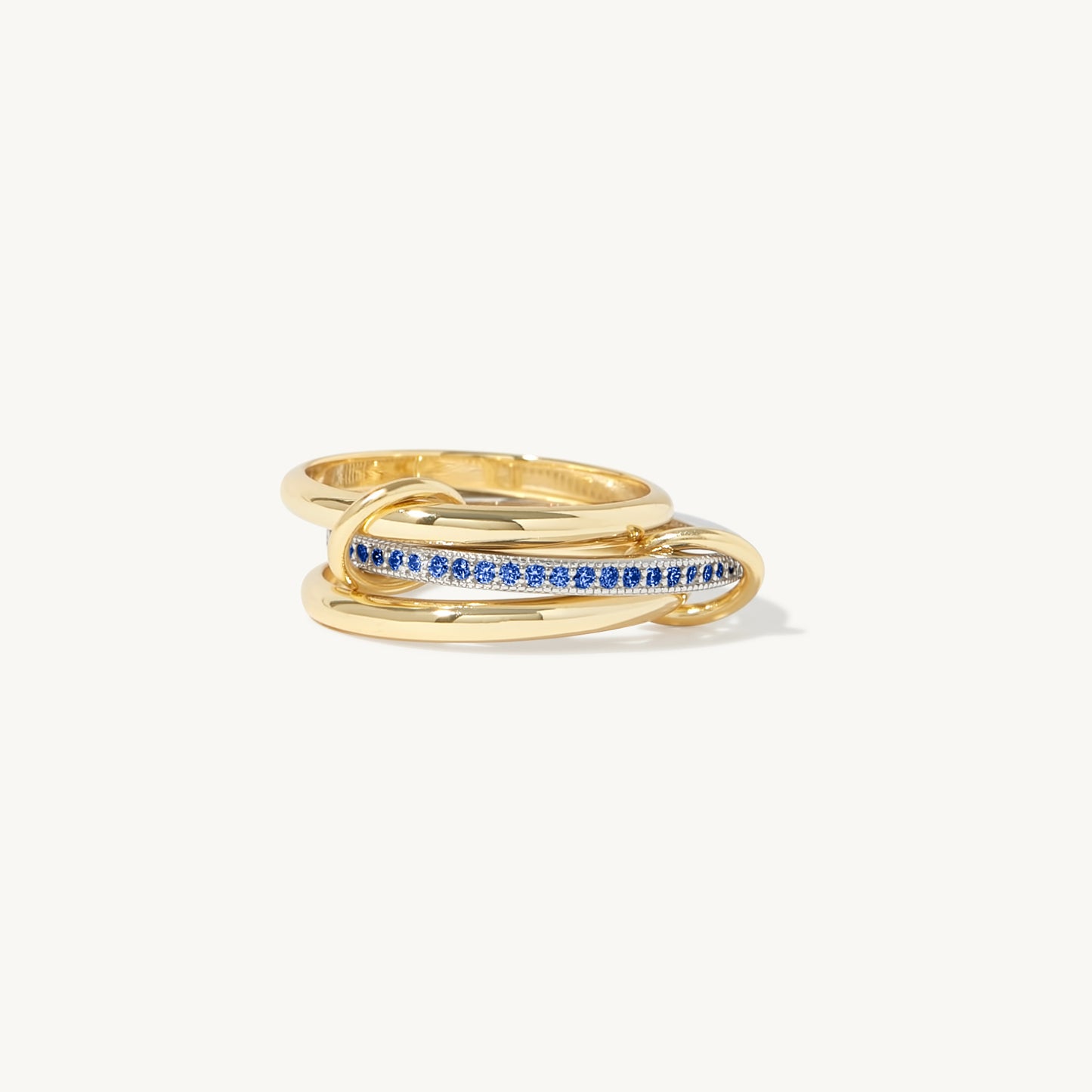 Bellanca Spinner Ring - Sapphire Blue