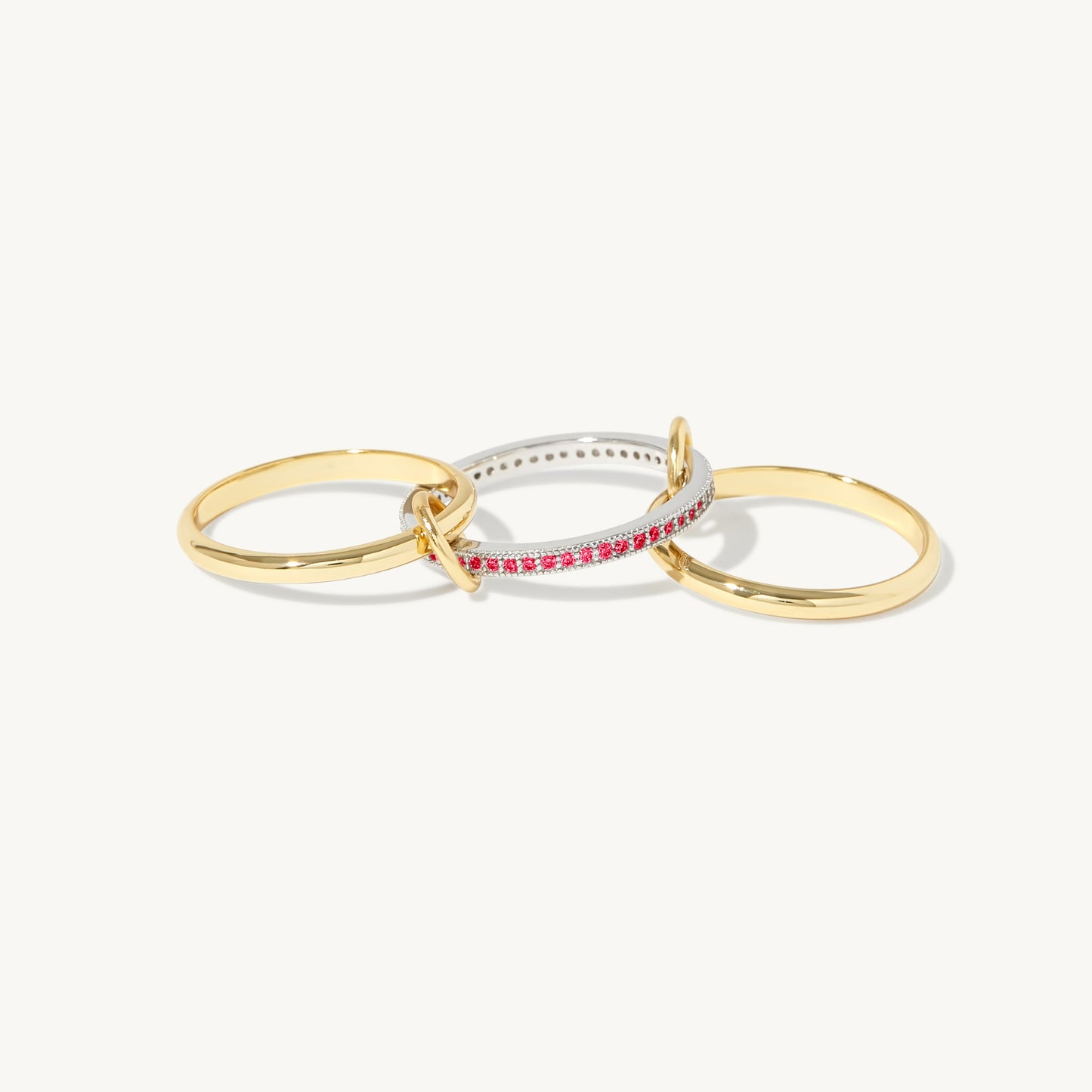 Bellanca Spinner Ring - Ruby Red