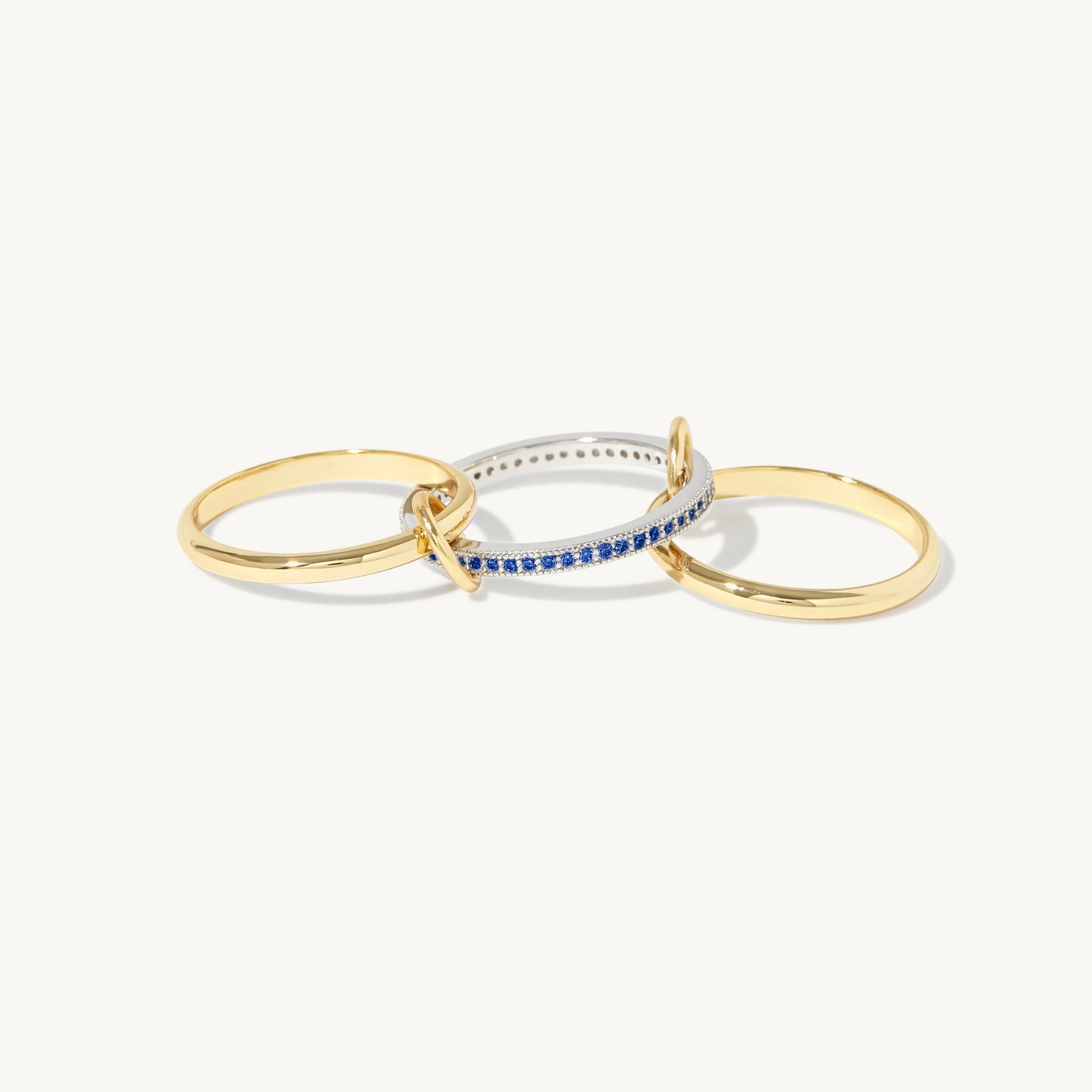 Bellanca Spinner Ring - Sapphire Blue