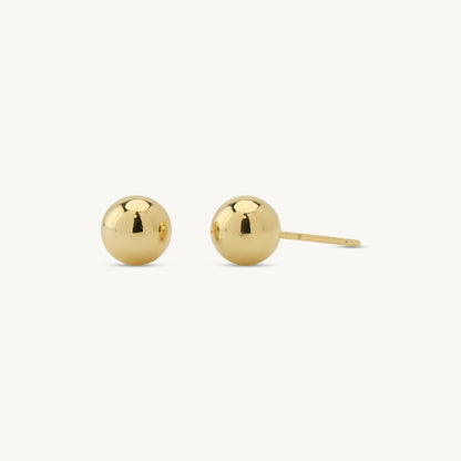 Cassandra Ball Bead Stud Earrings