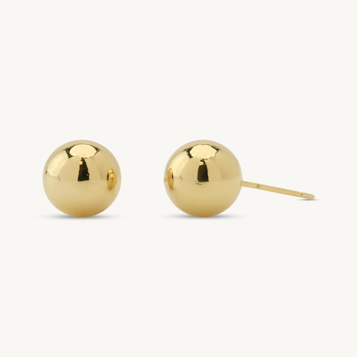 Cassandra Ball Bead Stud Earrings