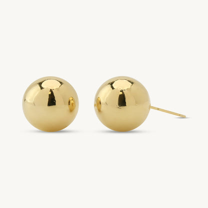 Cassandra Ball Bead Stud Earrings