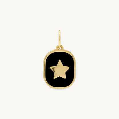 Ambra Enamel Star Charm