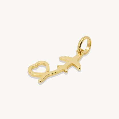 Ambra Plane Charm