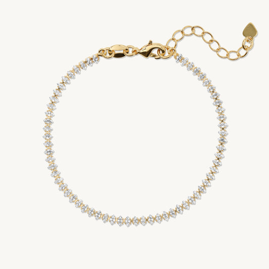 Flora Marquise Tennis Bracelet