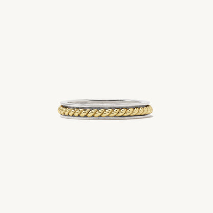 Fausta Roped Spinner Ring