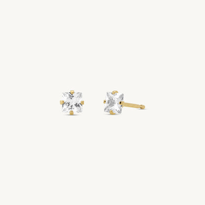 Felicia Princess Stud Earrings