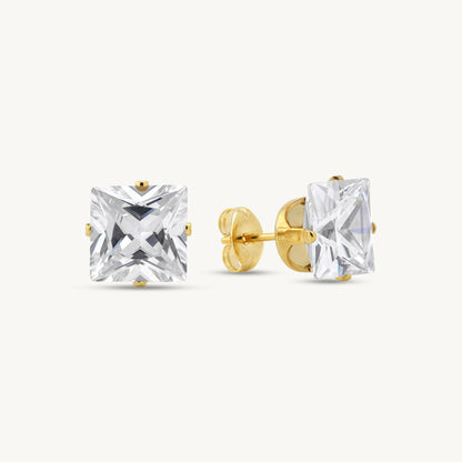 Felicia Princess Stud Earrings