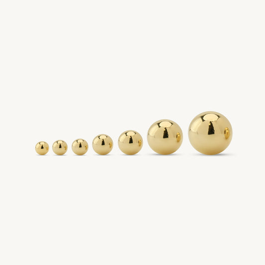 Cassandra Ball Bead Stud Earrings