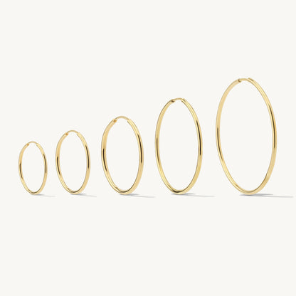 Giorgia Slim Hoop Earrings