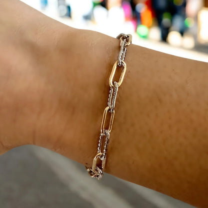 Graziana Paperclip Bracelet