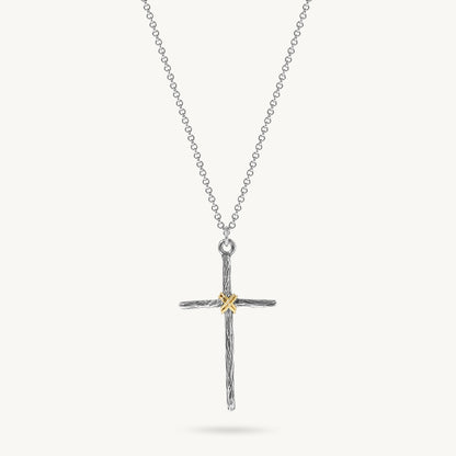 Mandelin Cross Necklace