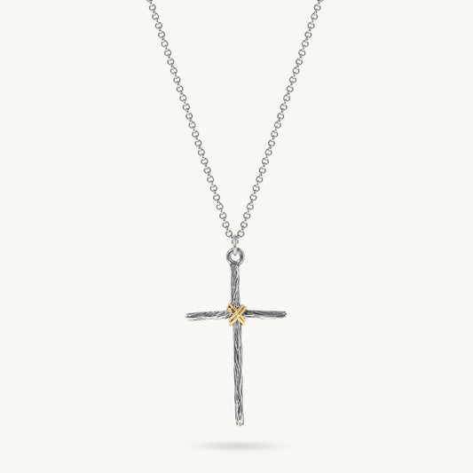 Mandelin Cross Necklace