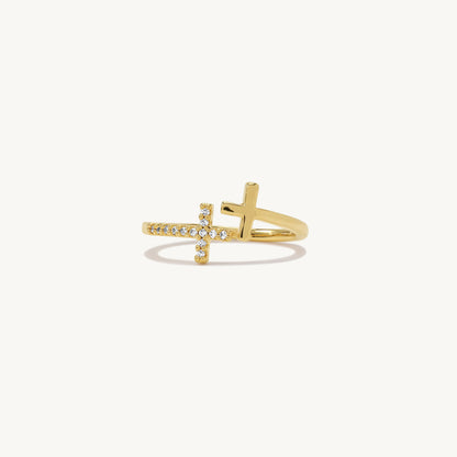 Milana Adjustable Cross Ring