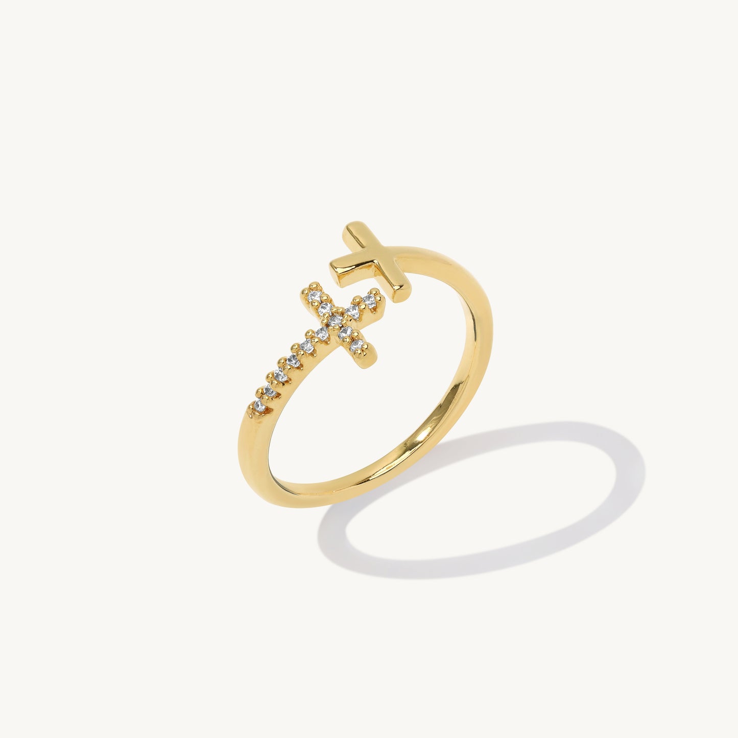 Milana Adjustable Cross Ring