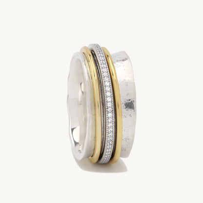 Aria Minimalist Spinner Ring