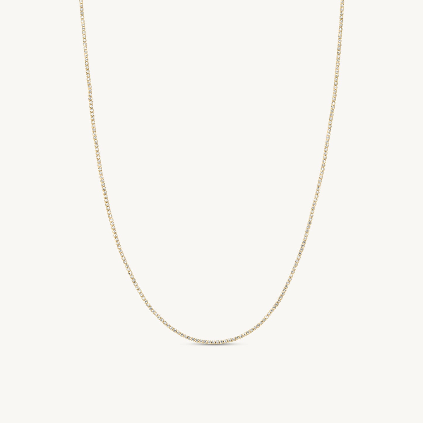 Nerea Micro CZ Tennis Necklace