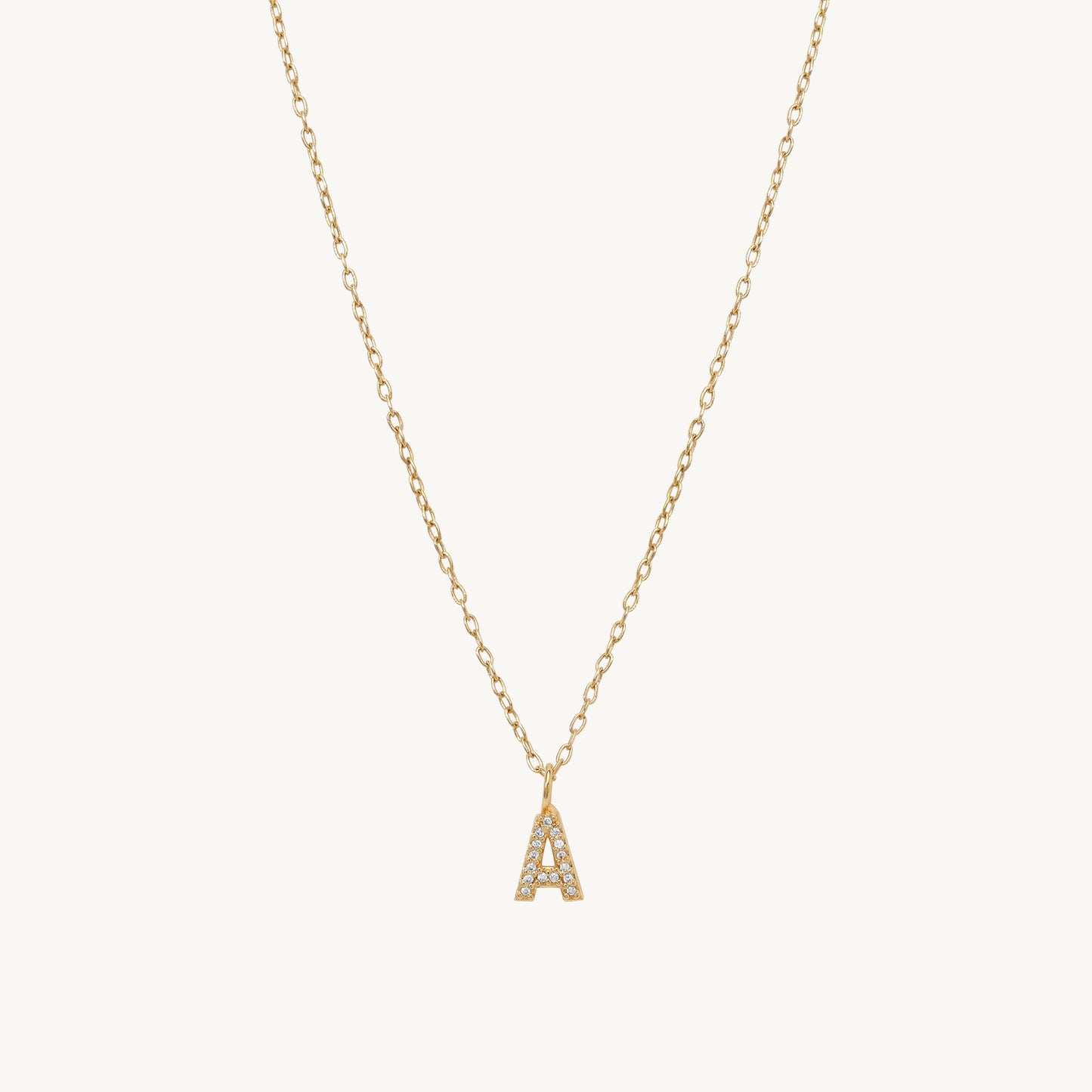 Lidia Initial Name Pendant Necklace