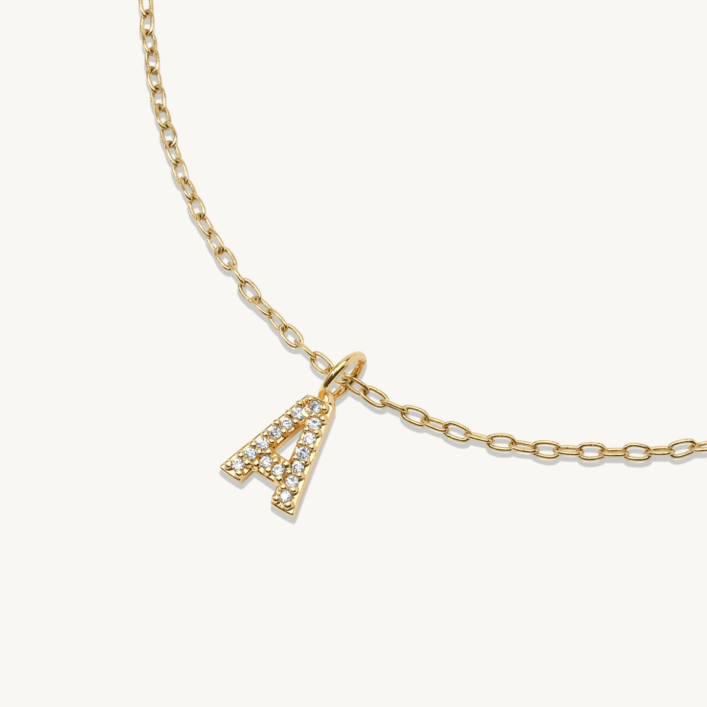 Lidia Initial Name Pendant Necklace