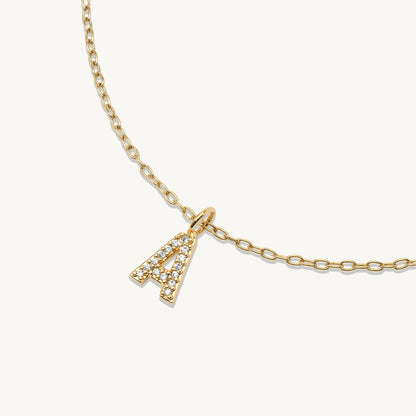 Lidia Initial Name Pendant Necklace