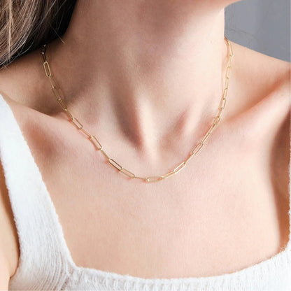 Ornella Paperclip Chain Necklace