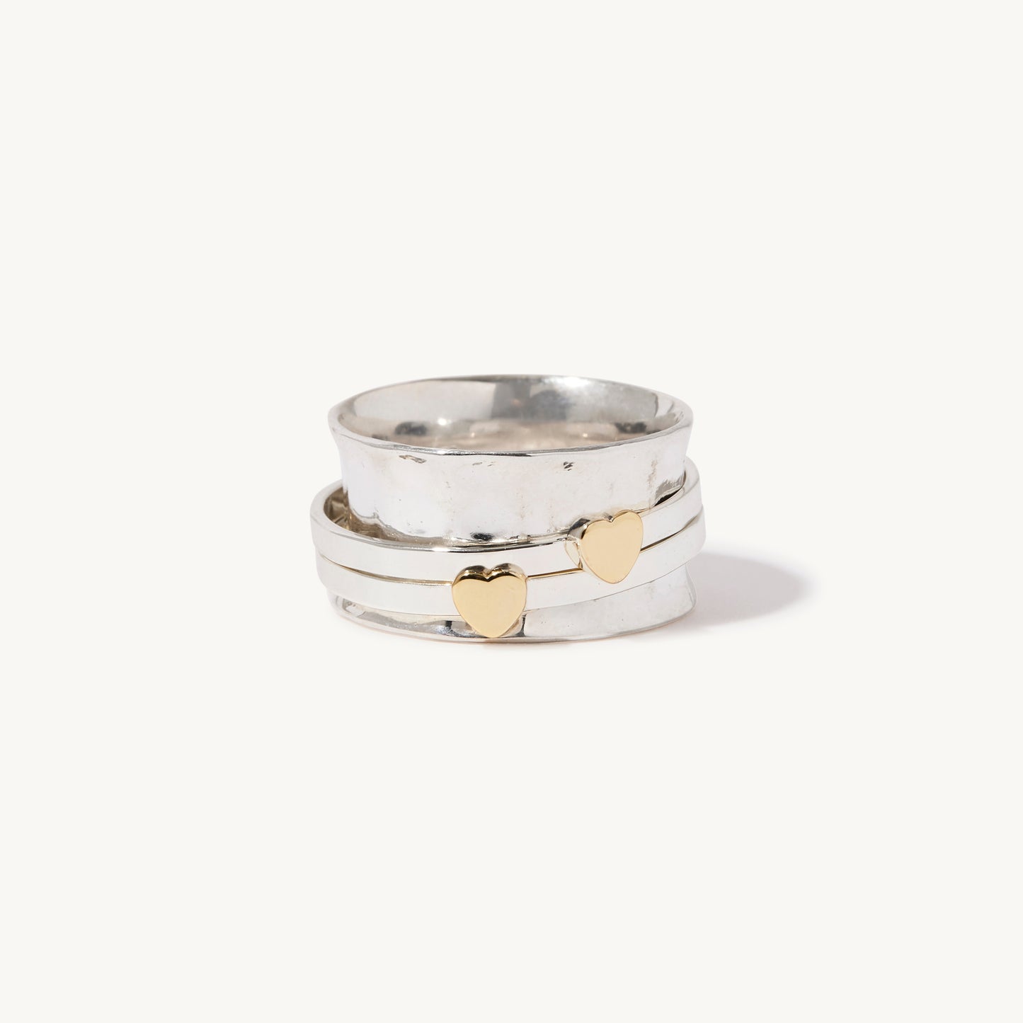 Pia Heart Spinner Ring