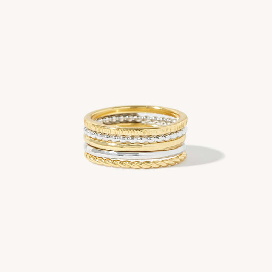 Roma Stack Ring Set