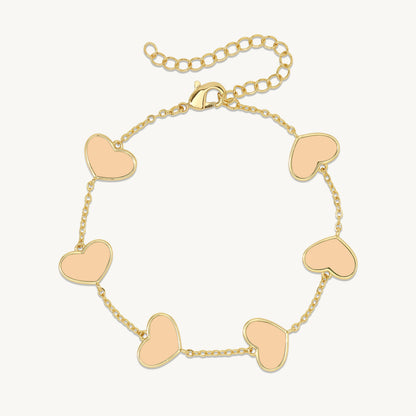 Stefania Heart Bracelet