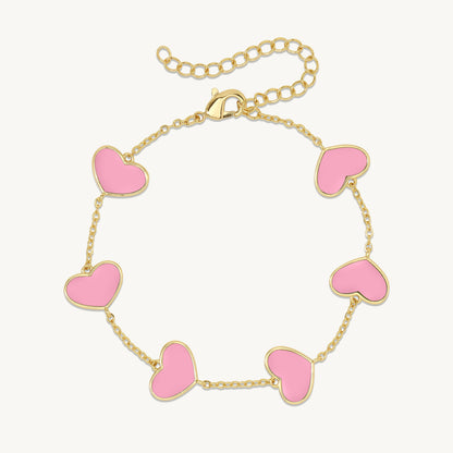 Stefania Heart Bracelet