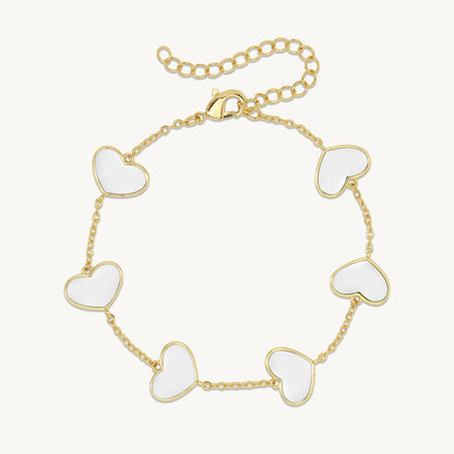 Stefania Heart Bracelet