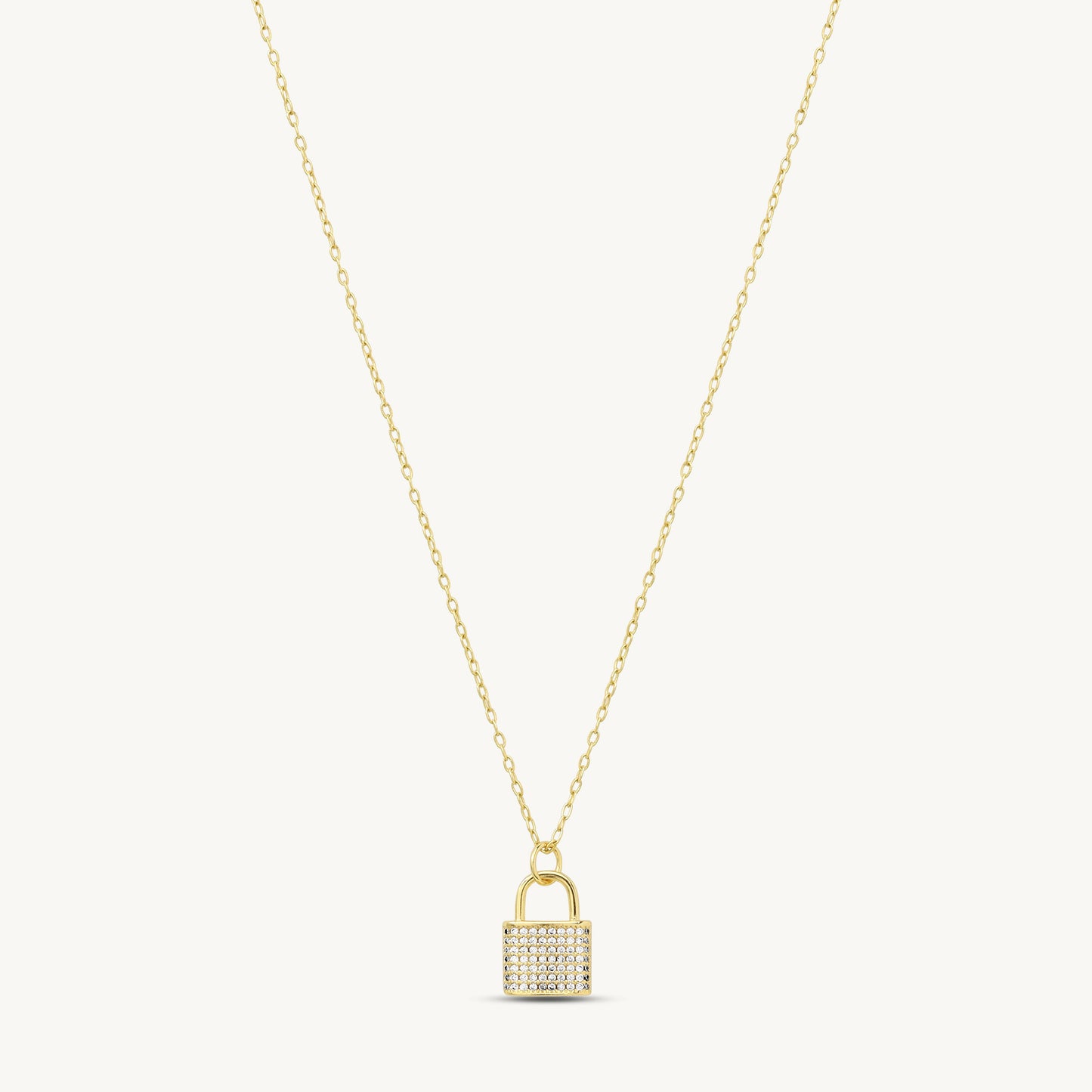 Tullia Lock Pendant Necklace