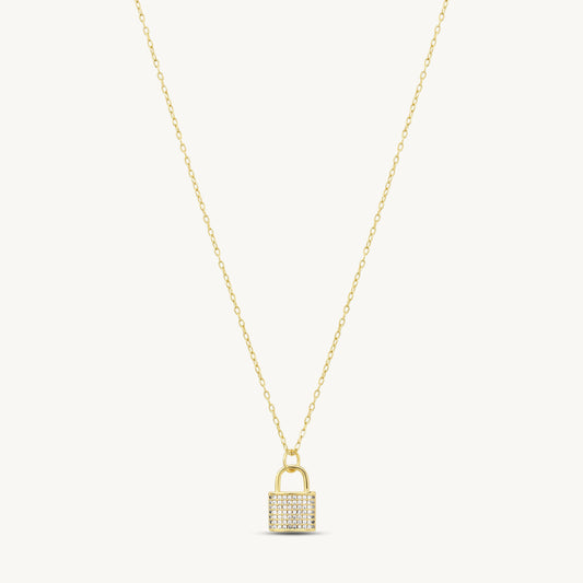 Tullia Lock Pendant Necklace