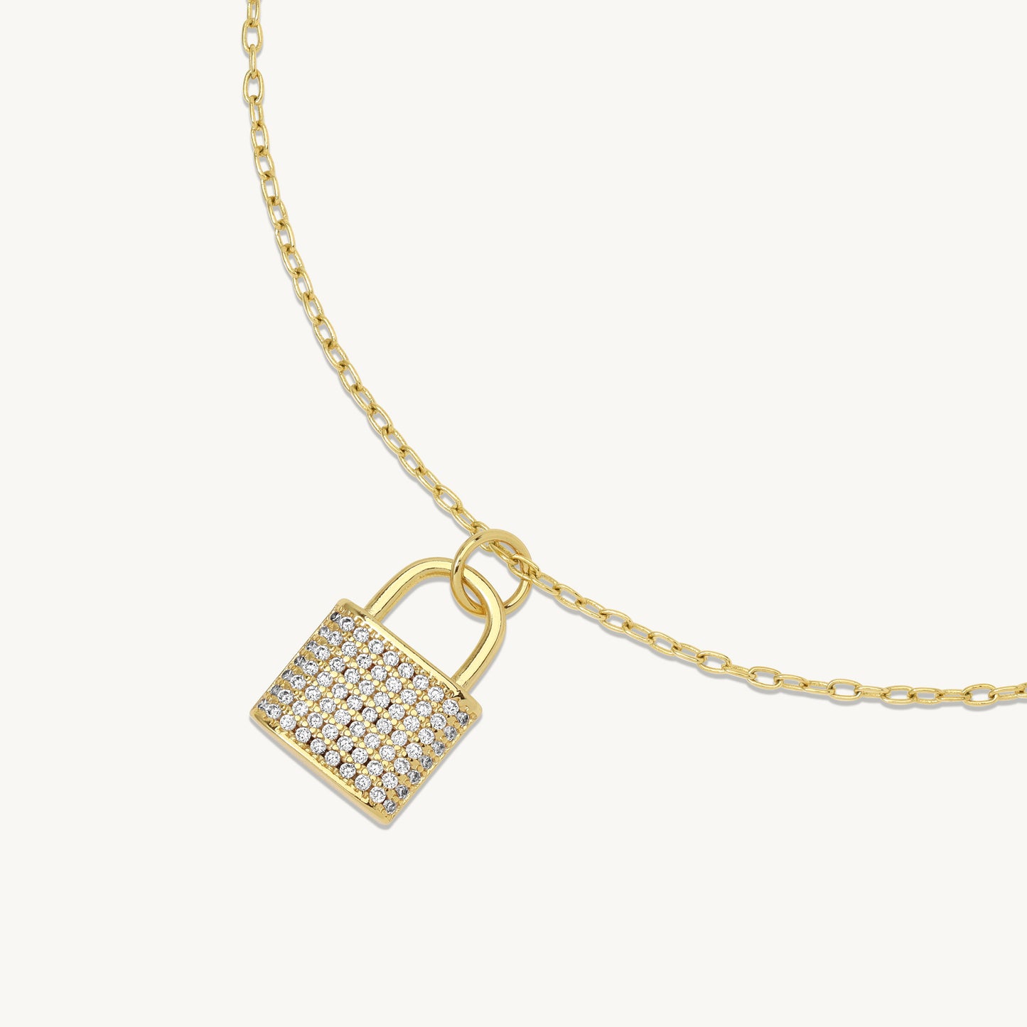 Tullia Lock Pendant Necklace