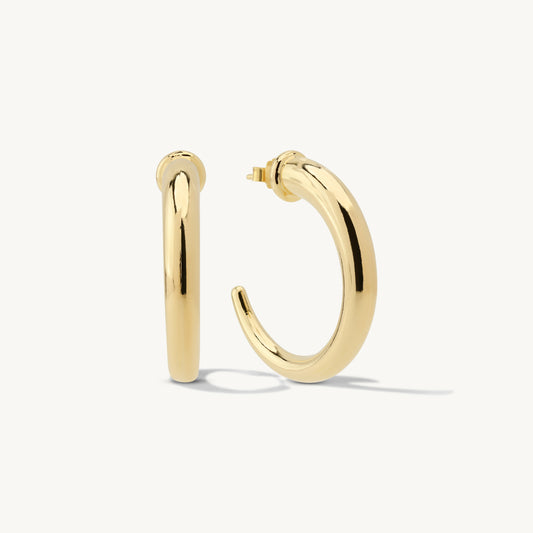 Valeria Open Hoop Stud Earrings