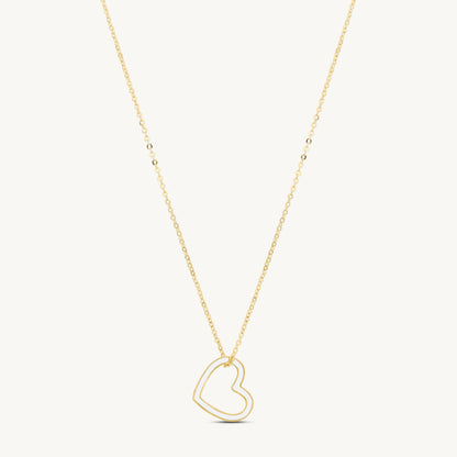 Vanessa Enamel Heart Necklace