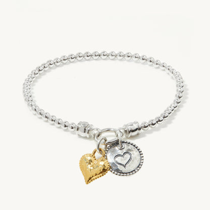 Brandy Heart Bracelet